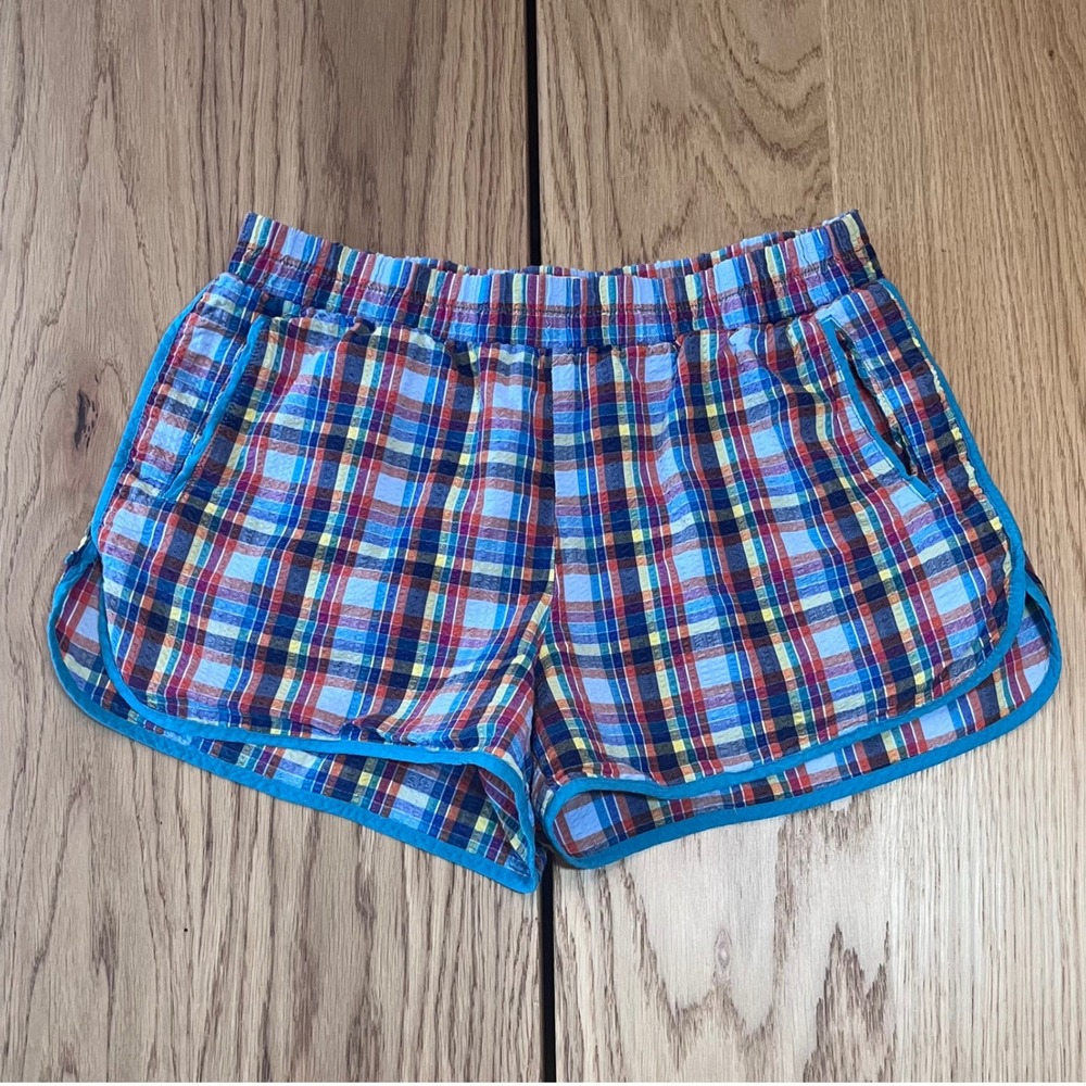 Urban Outfitters Plaid Seersucker Shorts‎ Womens Small Multicolor Preppy Summer